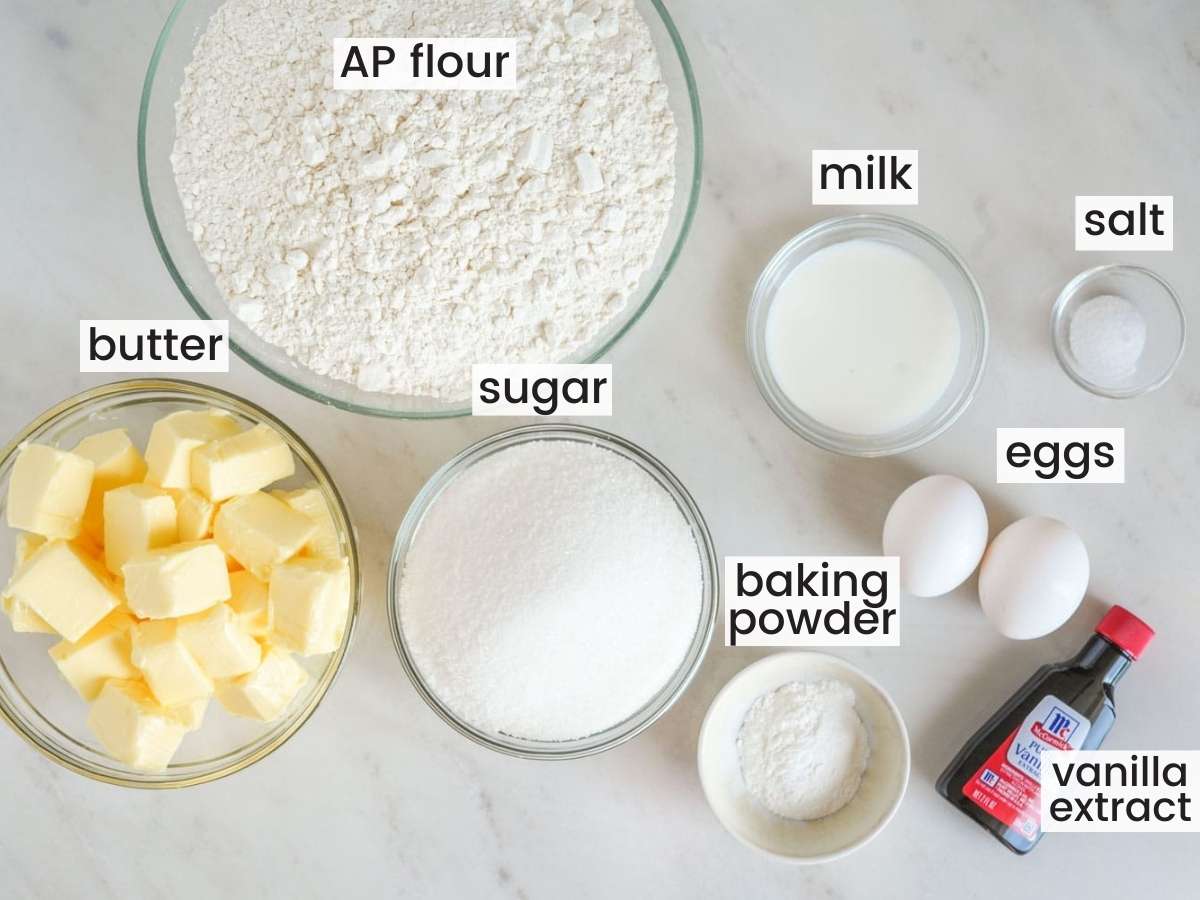 ingredients needed to make a basic cookie dough