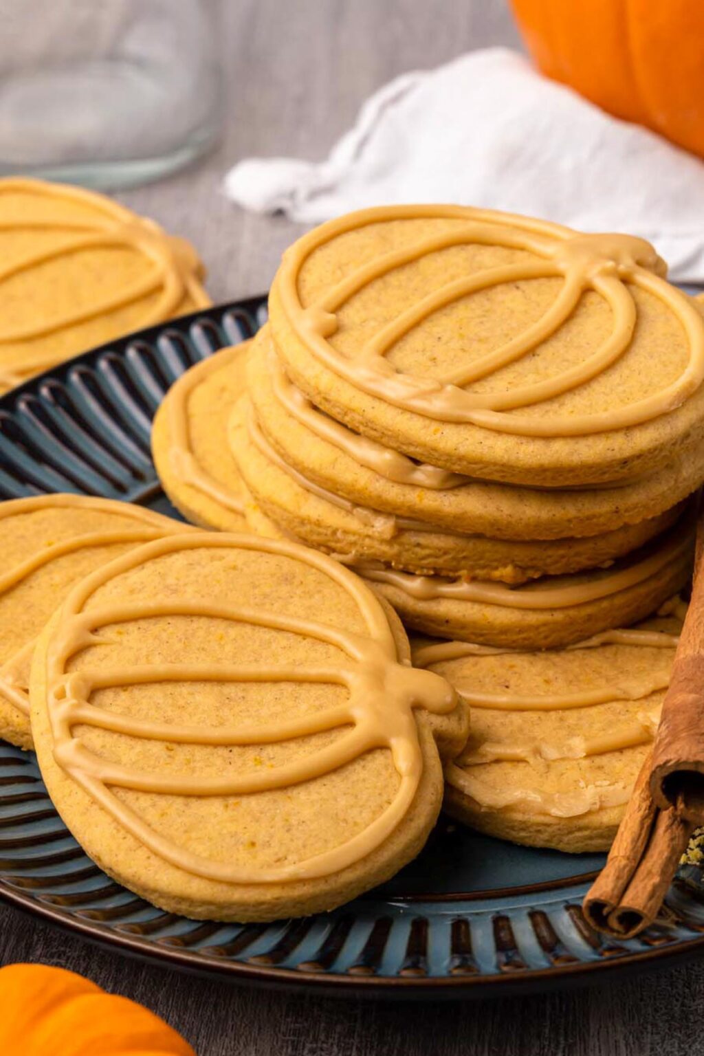 Pumpkin Sugar Cookies with Maple Icing Fun Cookie Recipes