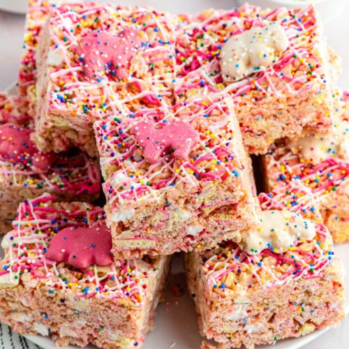 Circus Animal Cookies Rice Krispie Treats Fun Cookie Recipes