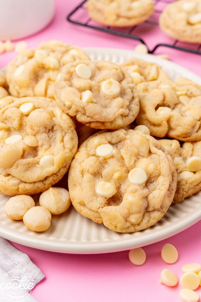 White Chocolate Macadamia Nut Cookies Fun Cookie Recipes