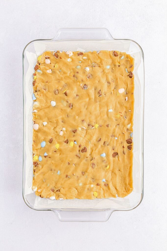 Easter Mini Egg Cookie Bars Easy Recipe Fun Cookie Recipes