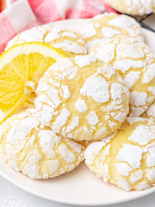Lemon Crinkle Cookies